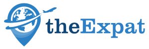 the expat logo button